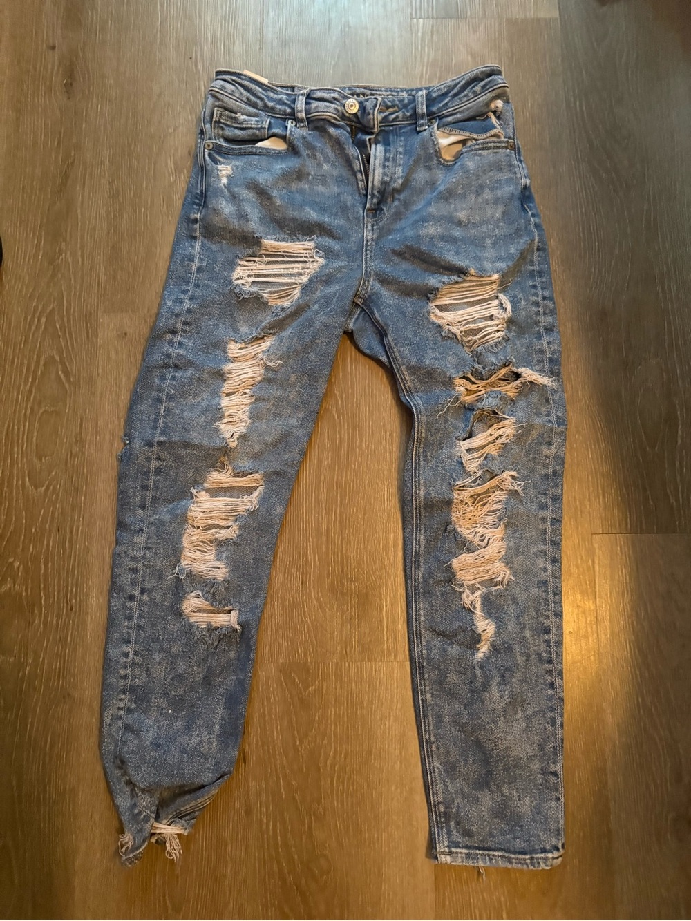 American Eagle Outfitters Light Blue Stretch Denim Jeans